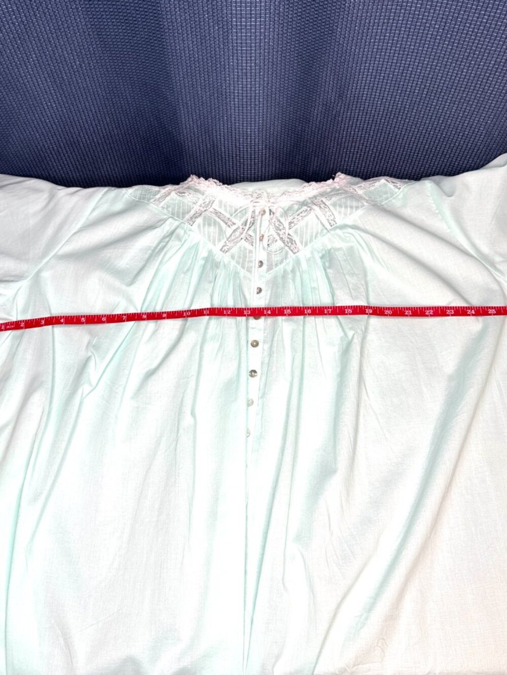 Eileen West Cotton Lawn Long Gown & Robe Set, X-Large Timeless Dainty Logo Soft - Picture 12 of 13